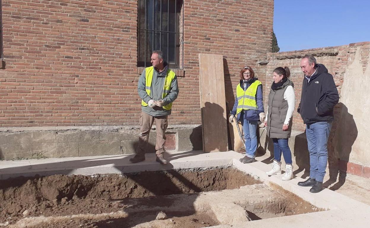 Imagen de las catas arqueológicas realizadas en la zona. 