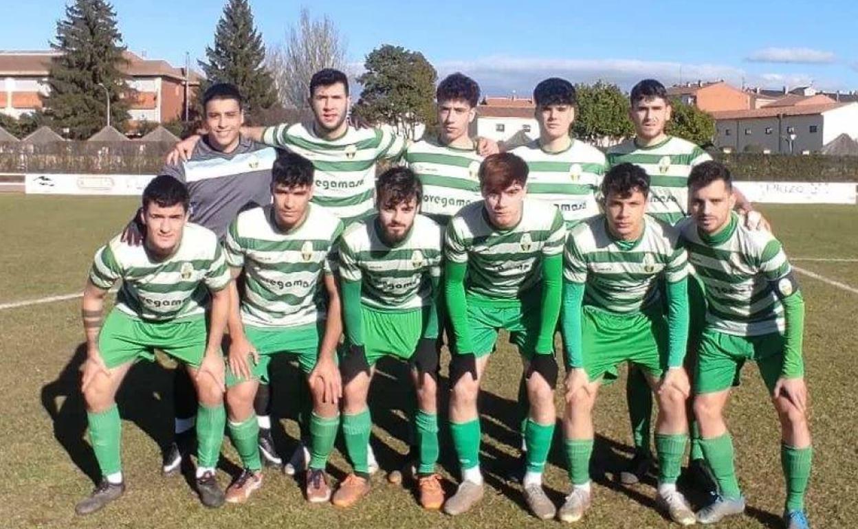 Once inicial del CD La Virgen en la última jornada.