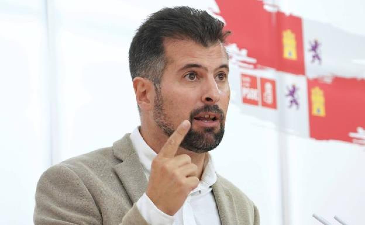 Luis Tudanca, secretario autonómico del PSOE de Castilla y León.