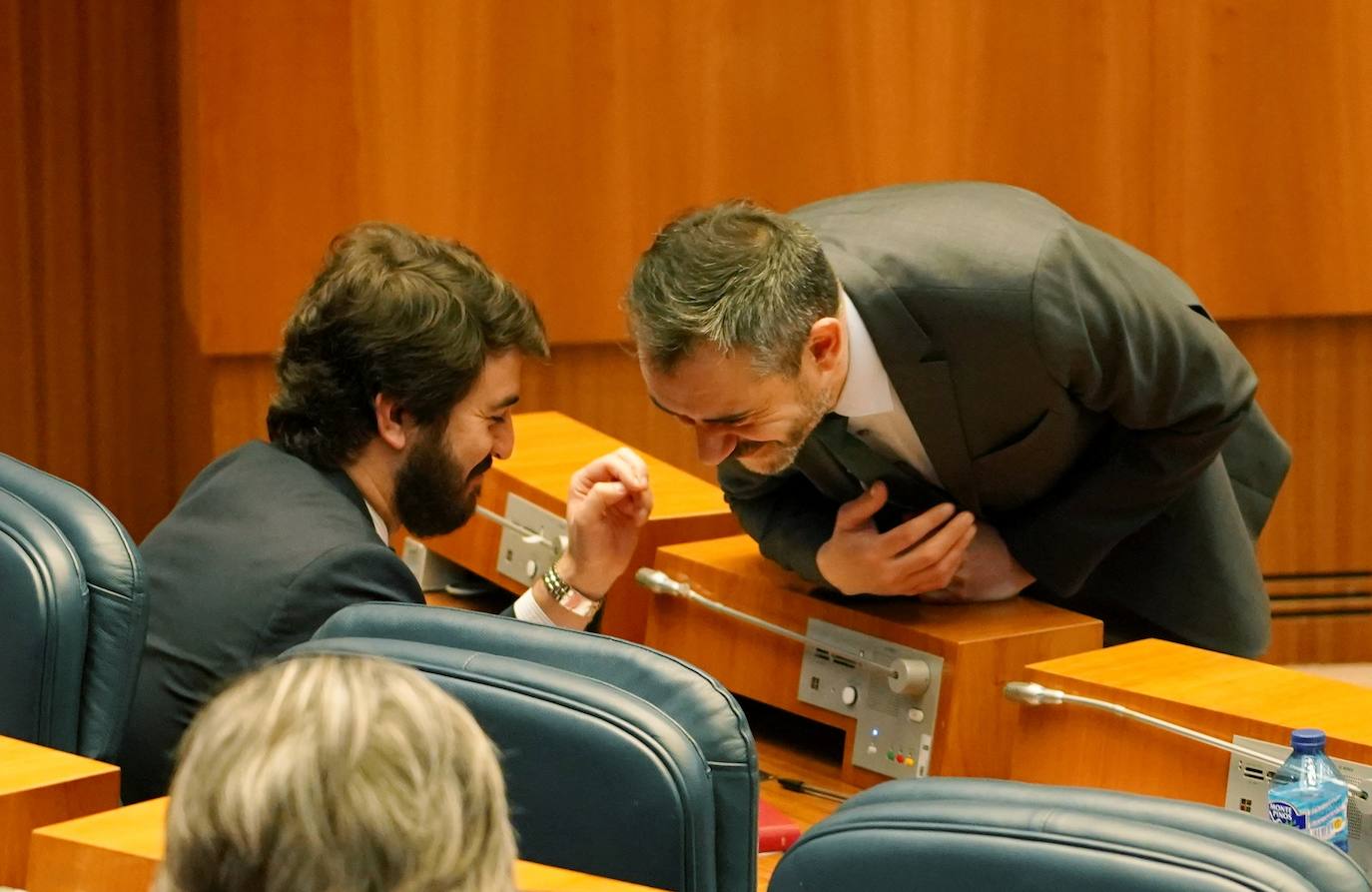 Pleno de las Cortes de Castilla y León celebrado este 8 de marzo. 