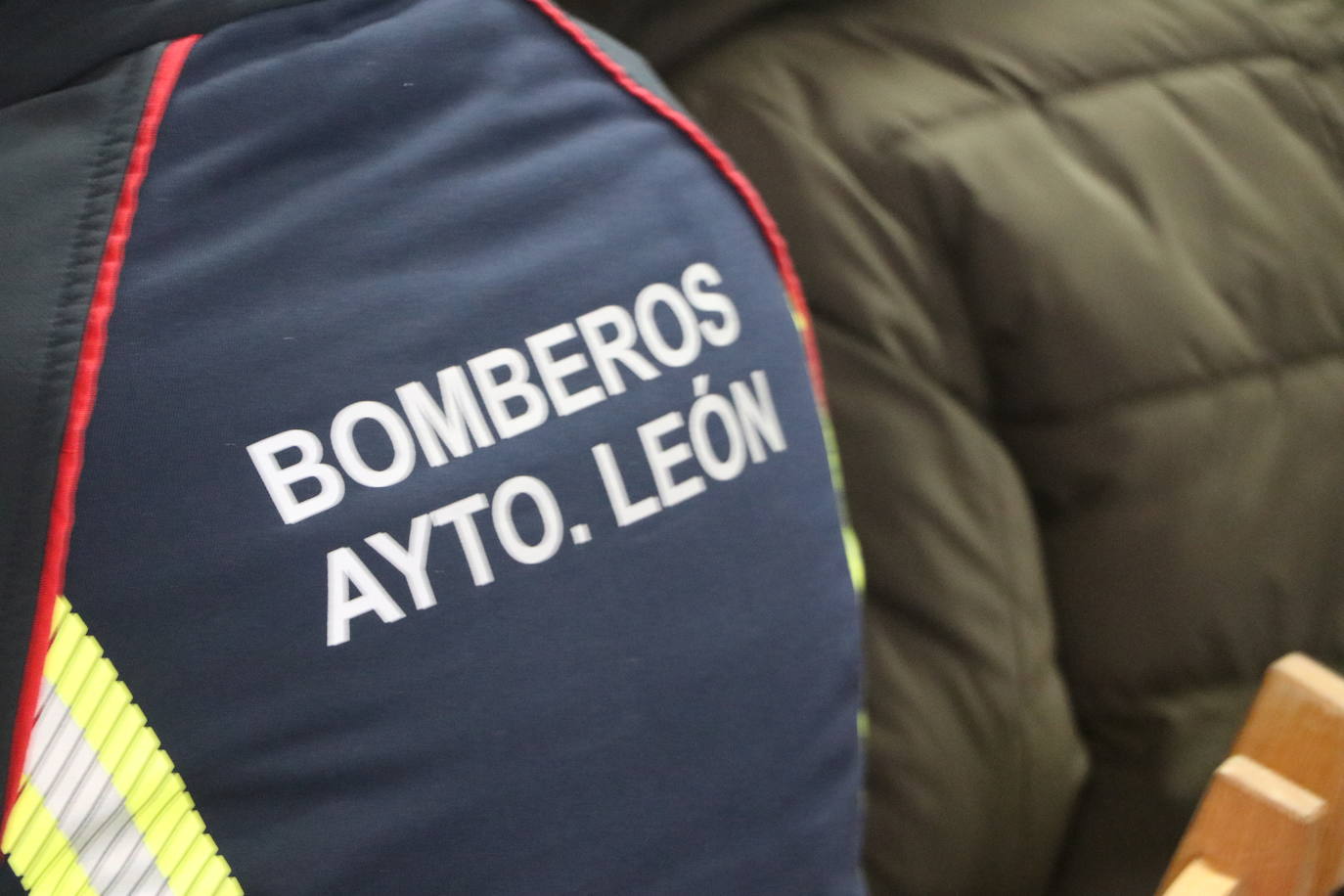 Festividad de San Juan de Dios en el Parque de Bomberos de León.