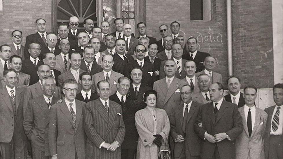 Justina, junto a sus compañeros de promoción. 