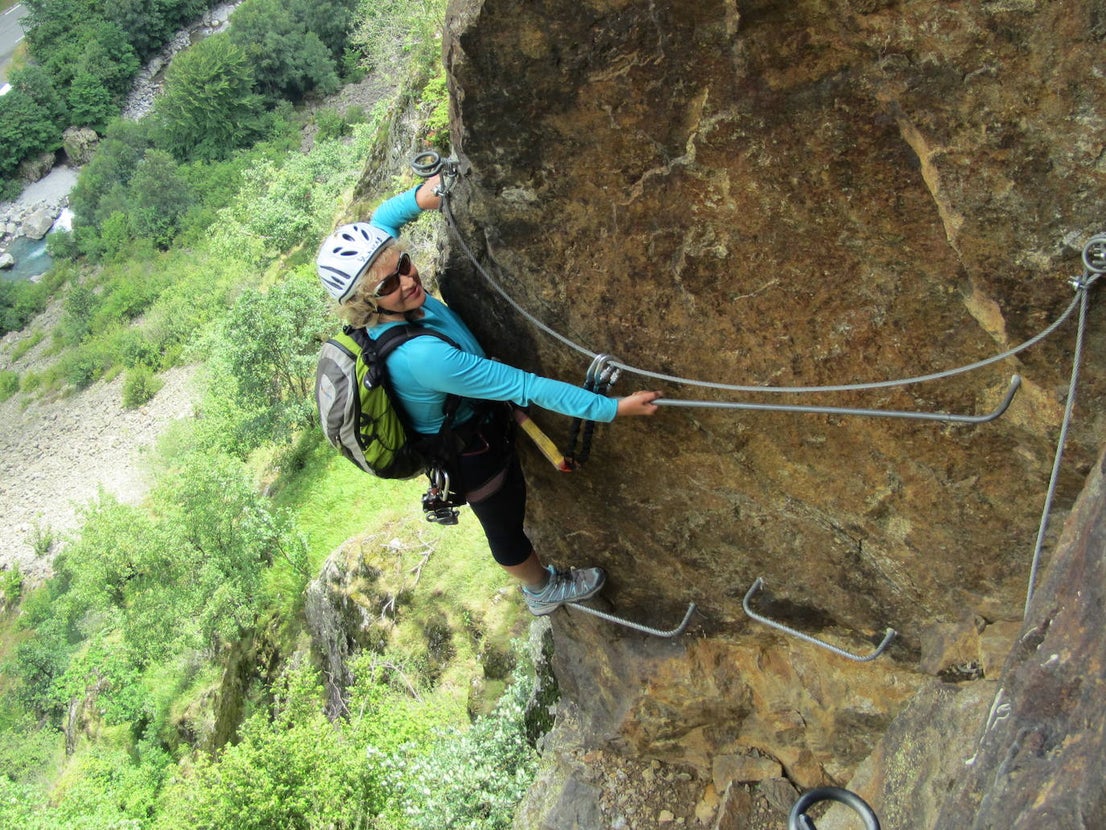 Esta leonesa es la primera mujer en subir cien veces (ya lleva 101) el Naranjo de Bulnes
