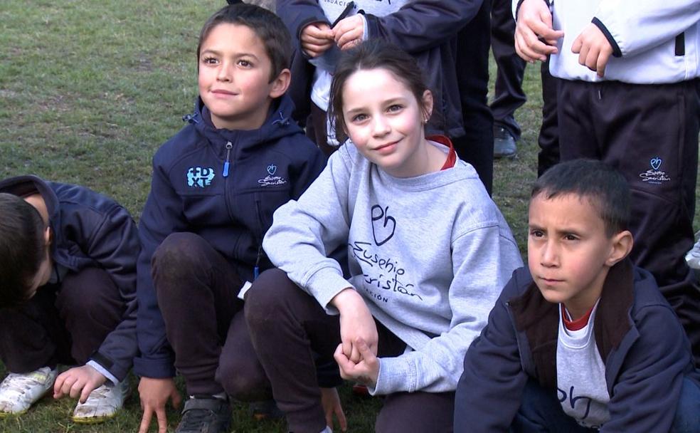 Algunos de los participantes de la escuela de deporte inclusivo de Castilla y León.