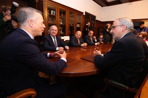 El presidente del Senado visita de Ponferrada. 