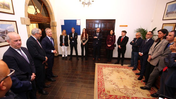 El presidente del Senado visita de Ponferrada. 