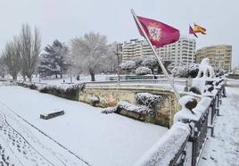 La nieve puede llegar a la capital leonesa en los próximos días.