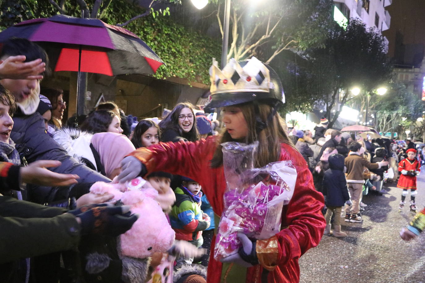 La cabalgata de Reyes Magos en León