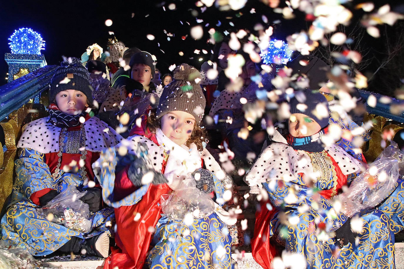 La cabalgata de Reyes Magos en León