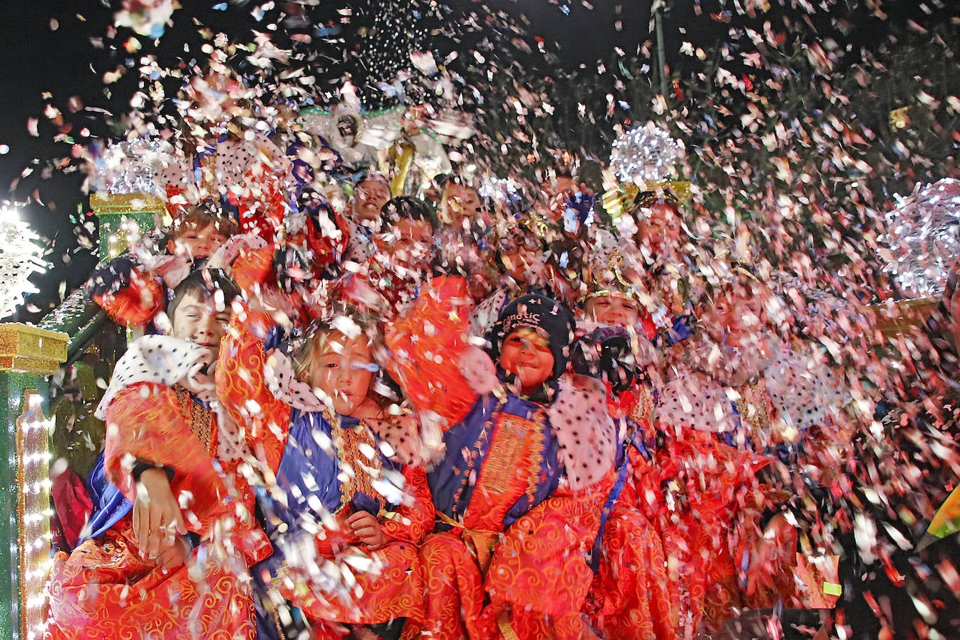 La cabalgata de Reyes Magos en León