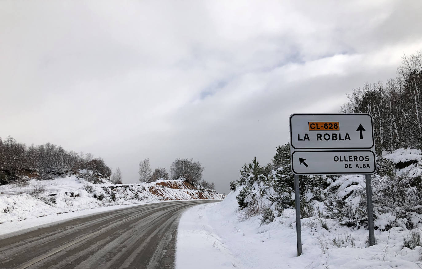 León ya vive entre la nieve