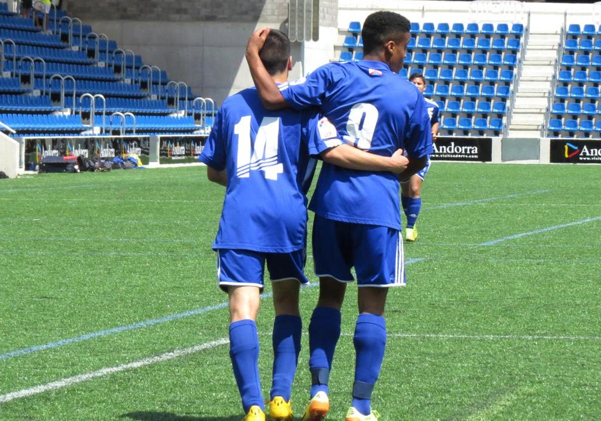 Una imagen de Raly cuando era jugador de la SD Ponferradina en 2015.