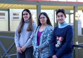 María García, Lucía Llamazares y Andrea Palacio, alumnas STEM Talent Girl.