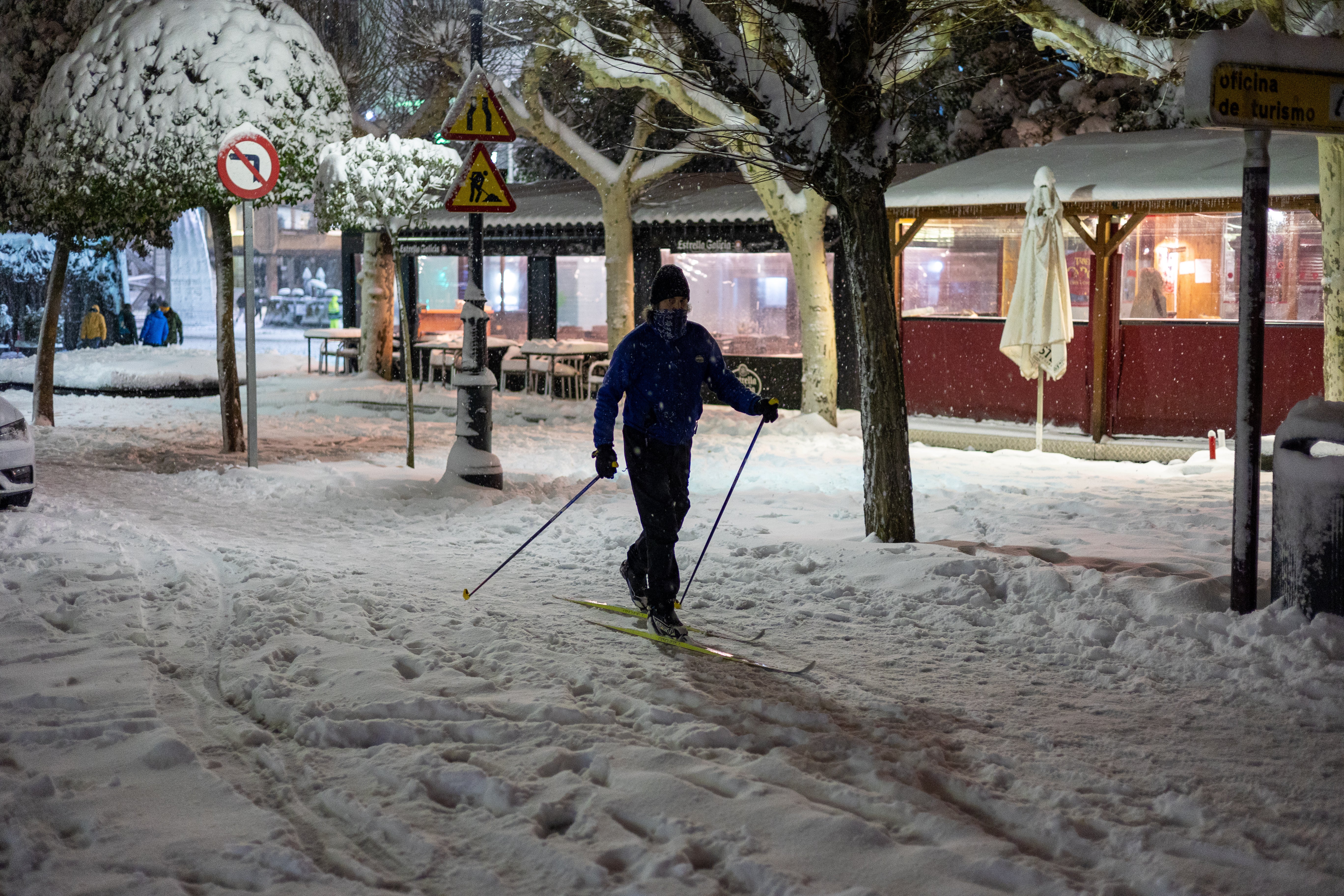 Todas las imágenes de la nevada en Soria que ha obligado a rescatar a 600 personas