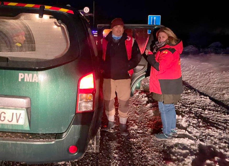 Todas las imágenes de la nevada en Soria que ha obligado a rescatar a 600 personas
