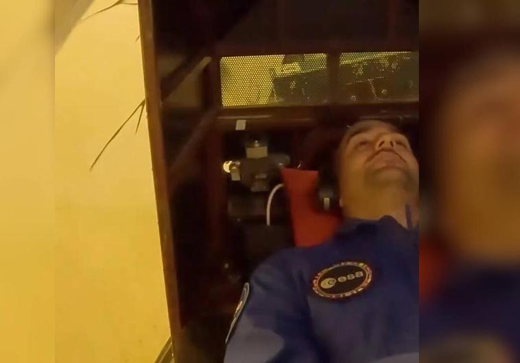 Pablo Álvarez comparte su experiencia en la centrifugadora.