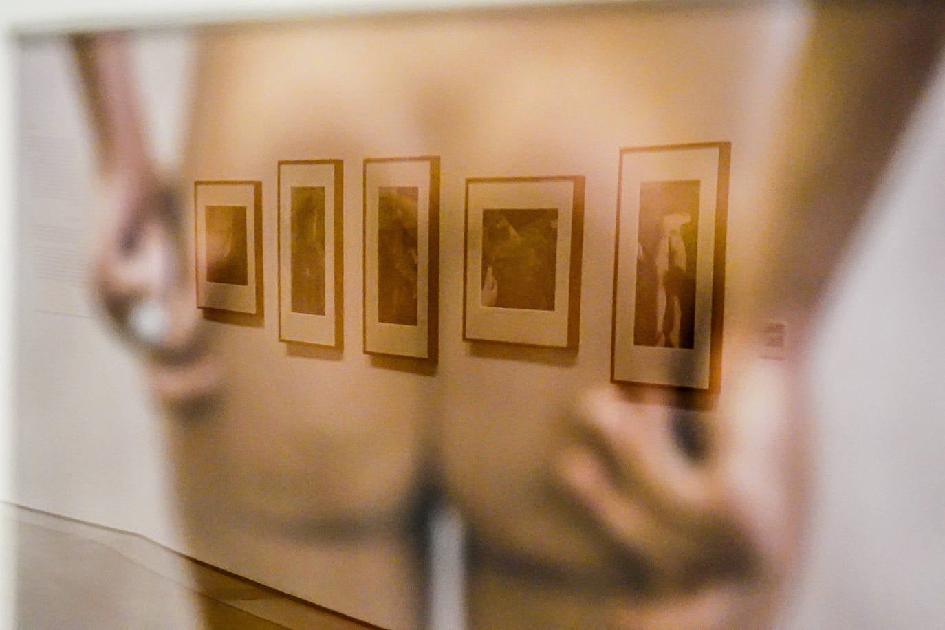 Una parte de la exposición de 'En búsqueda del origen' de la artista Ana Mendieta en el Musac.