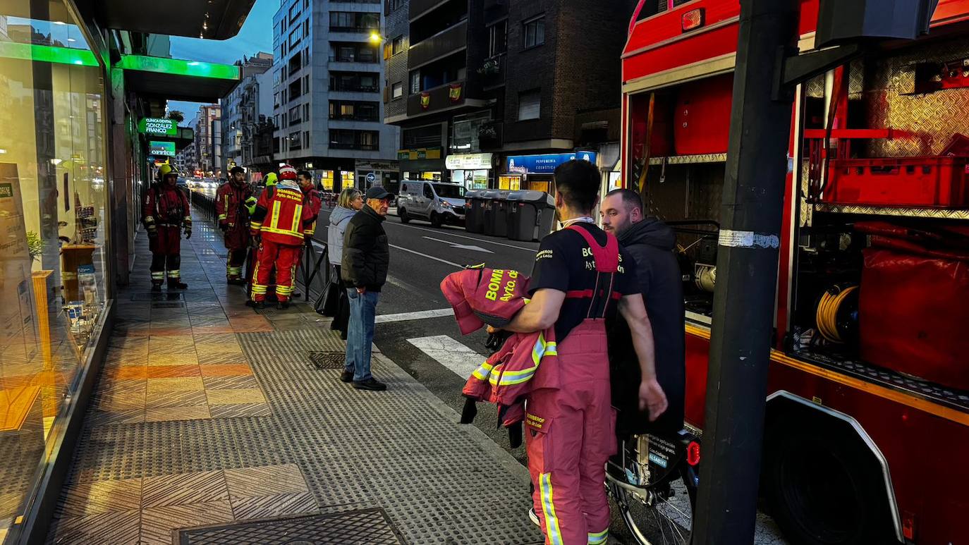 Una colilla alerta a los Bomberos de León