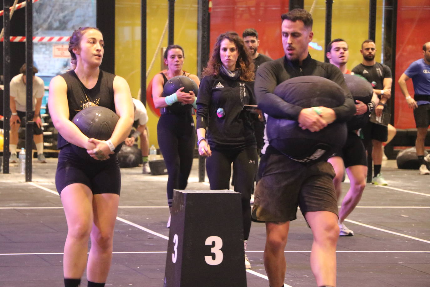 León disfruta del crossfit en el Palacio de Exposiciones