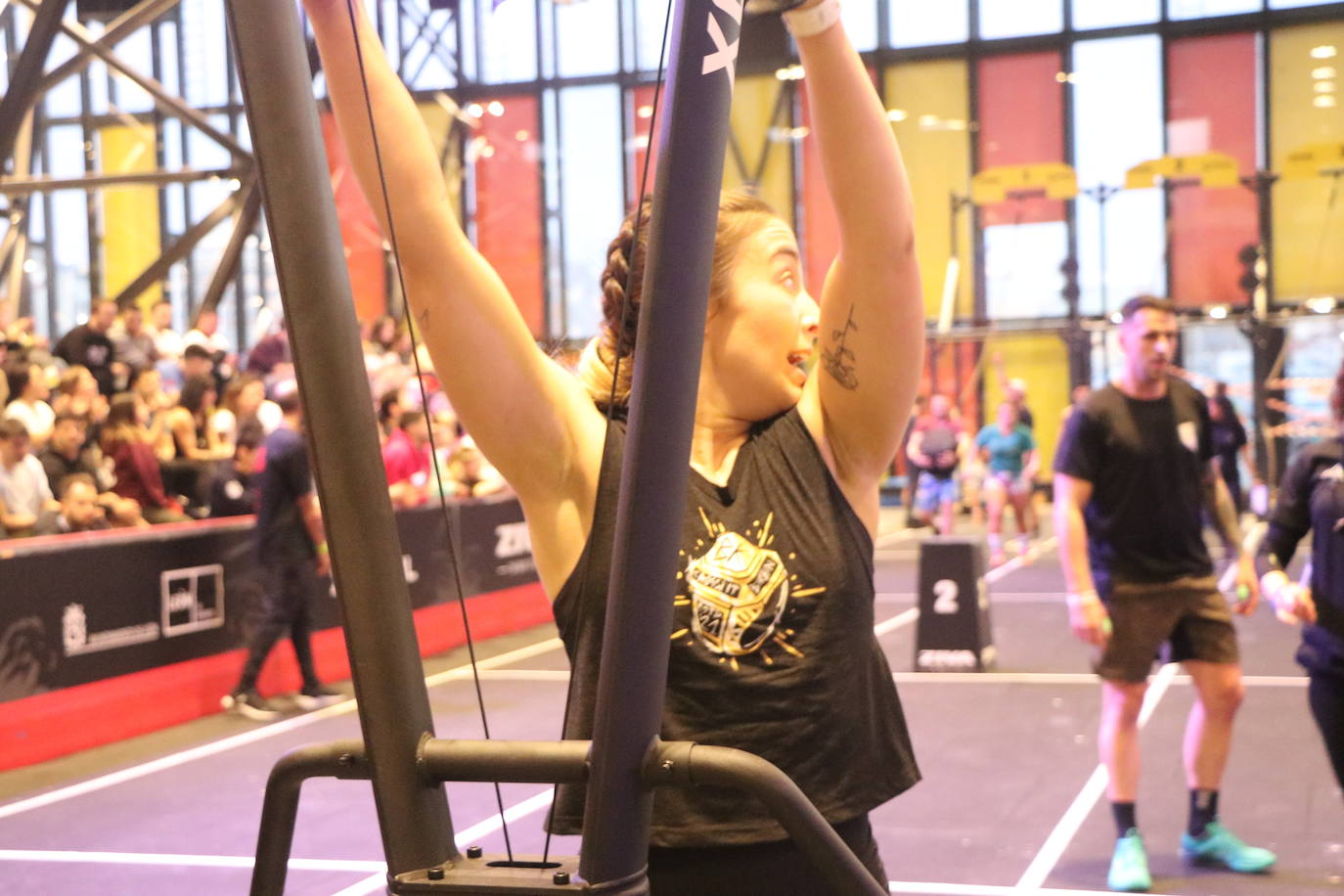 León disfruta del crossfit en el Palacio de Exposiciones