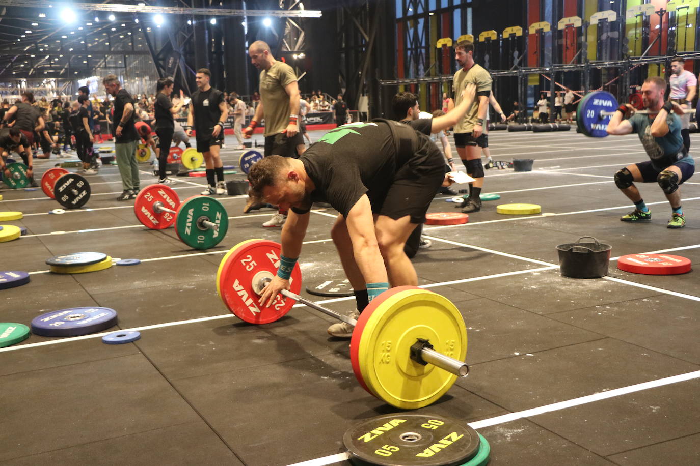 León disfruta del crossfit en el Palacio de Exposiciones