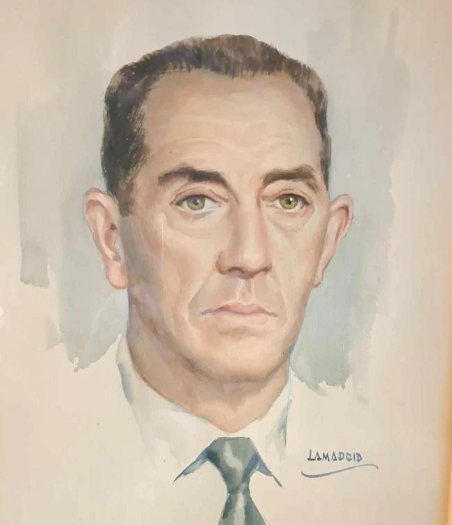 Retrato de Enrique realizado por Lamadrid.