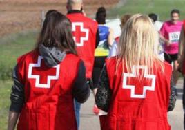 Imagen de archivo de voluntarios de Cruz Roja.