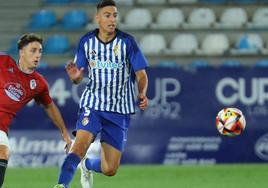 Jesús Fernández ha jugado seis partidos con la Ponferradina esta temporada.