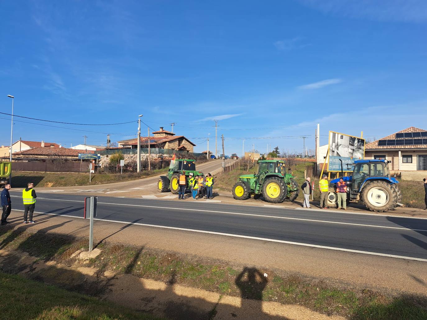 Segunda jornada de protestas del campo en León