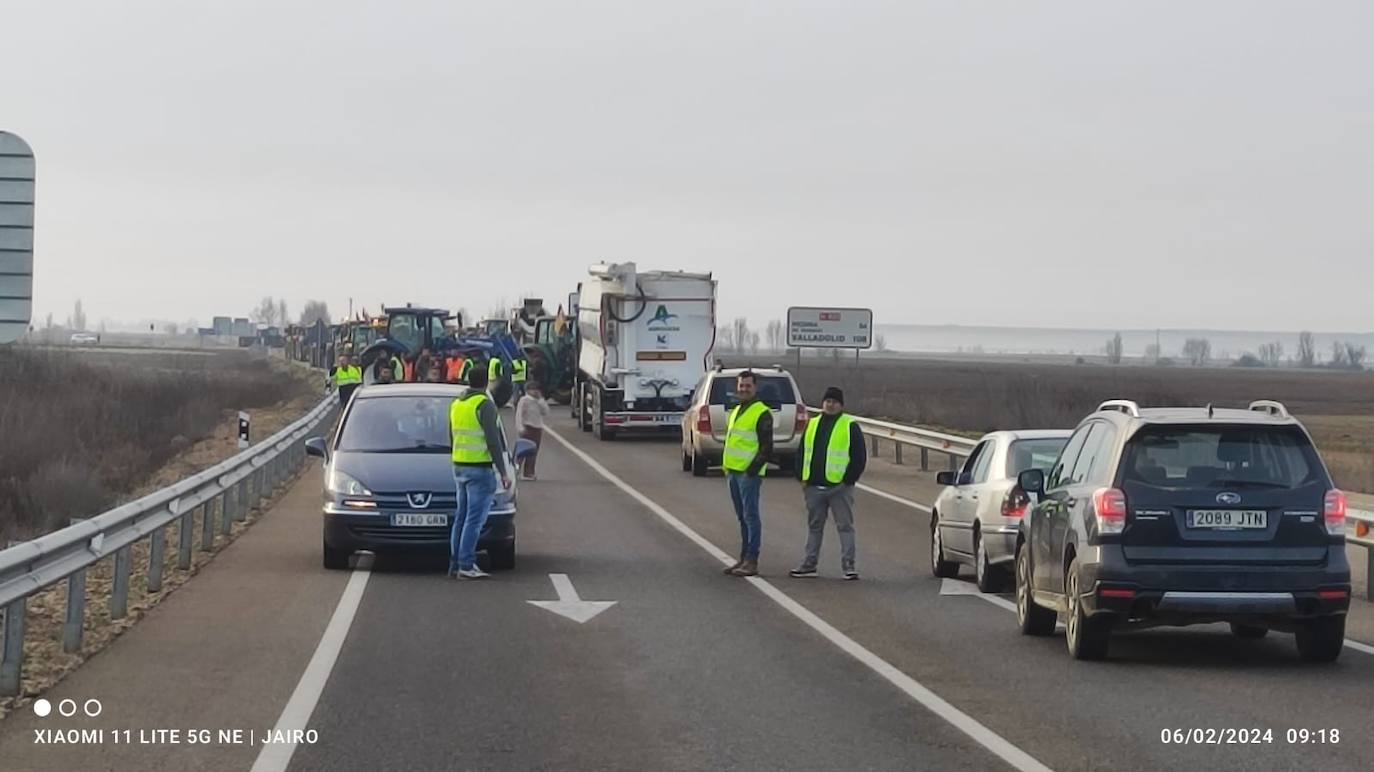 &#039;Tractorada&#039; del sector agrario en León