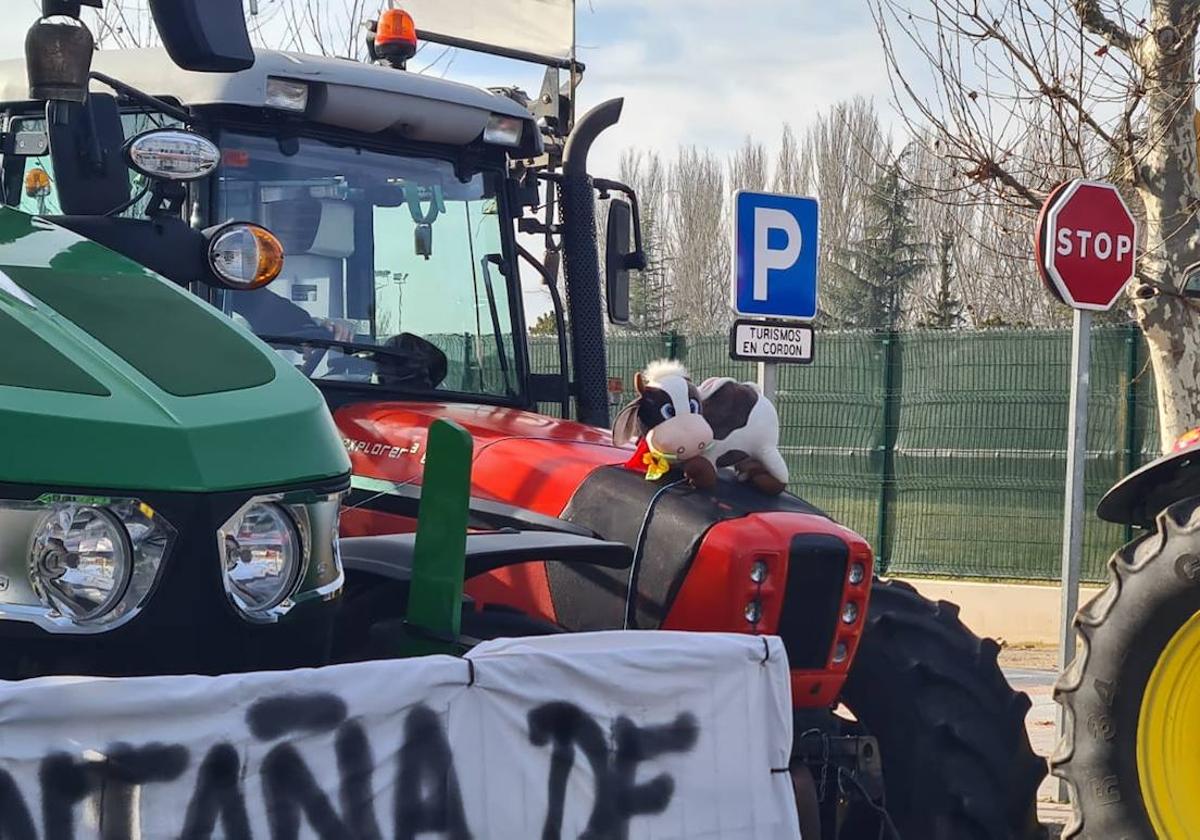 &#039;Tractorada&#039; del sector agrario en León