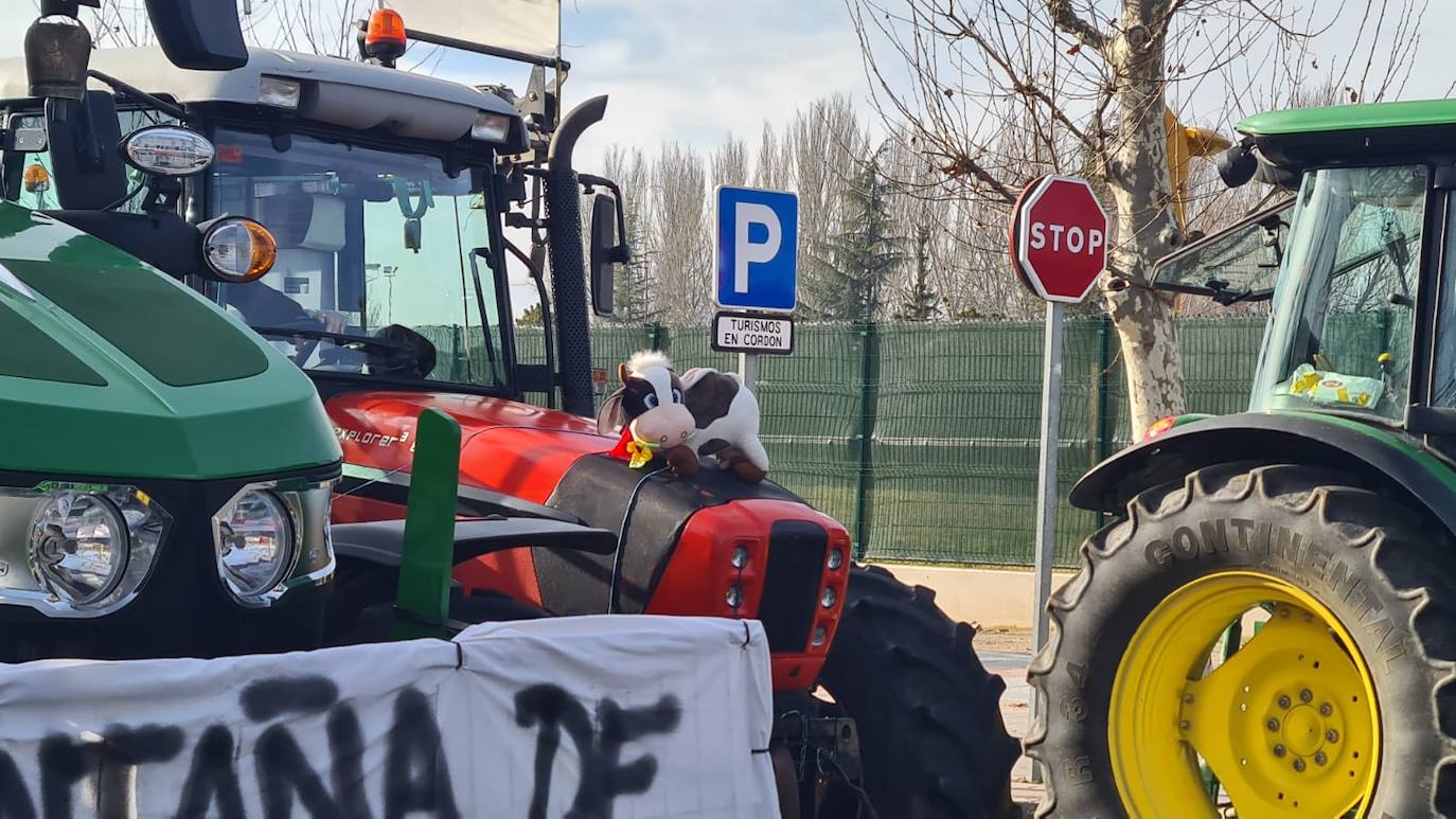 &#039;Tractorada&#039; del sector agrario en León