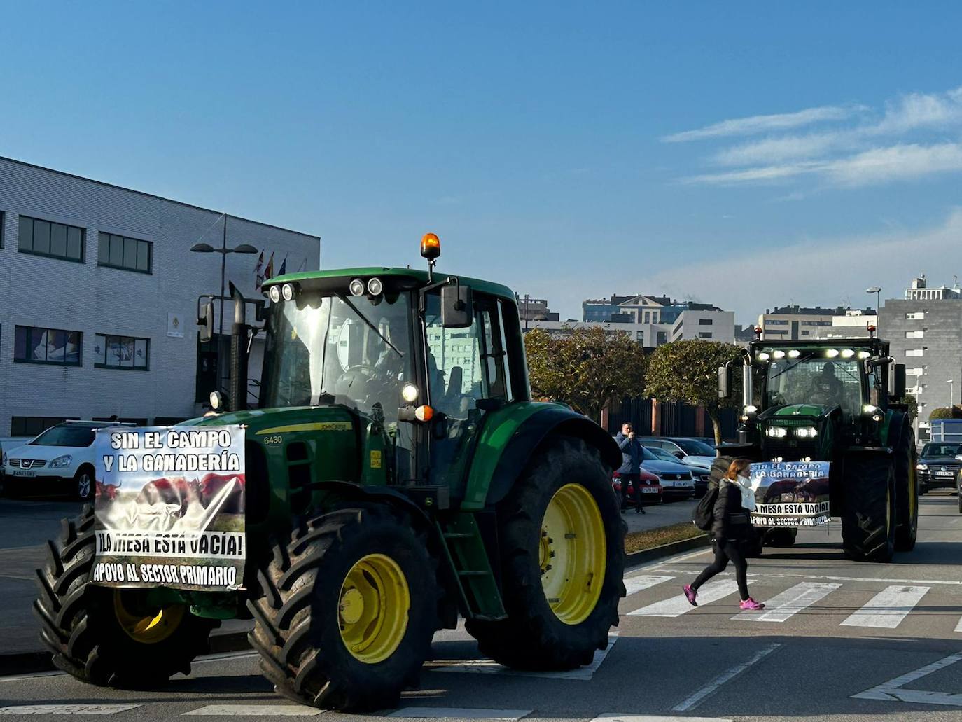 &#039;Tractorada&#039; del sector agrario en León