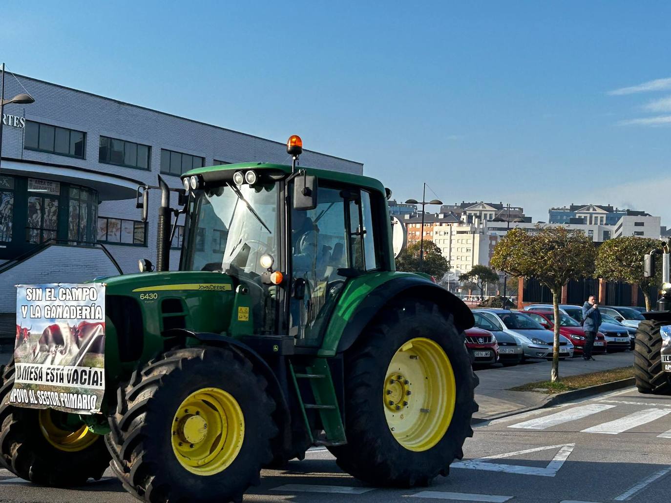 &#039;Tractorada&#039; del sector agrario en León