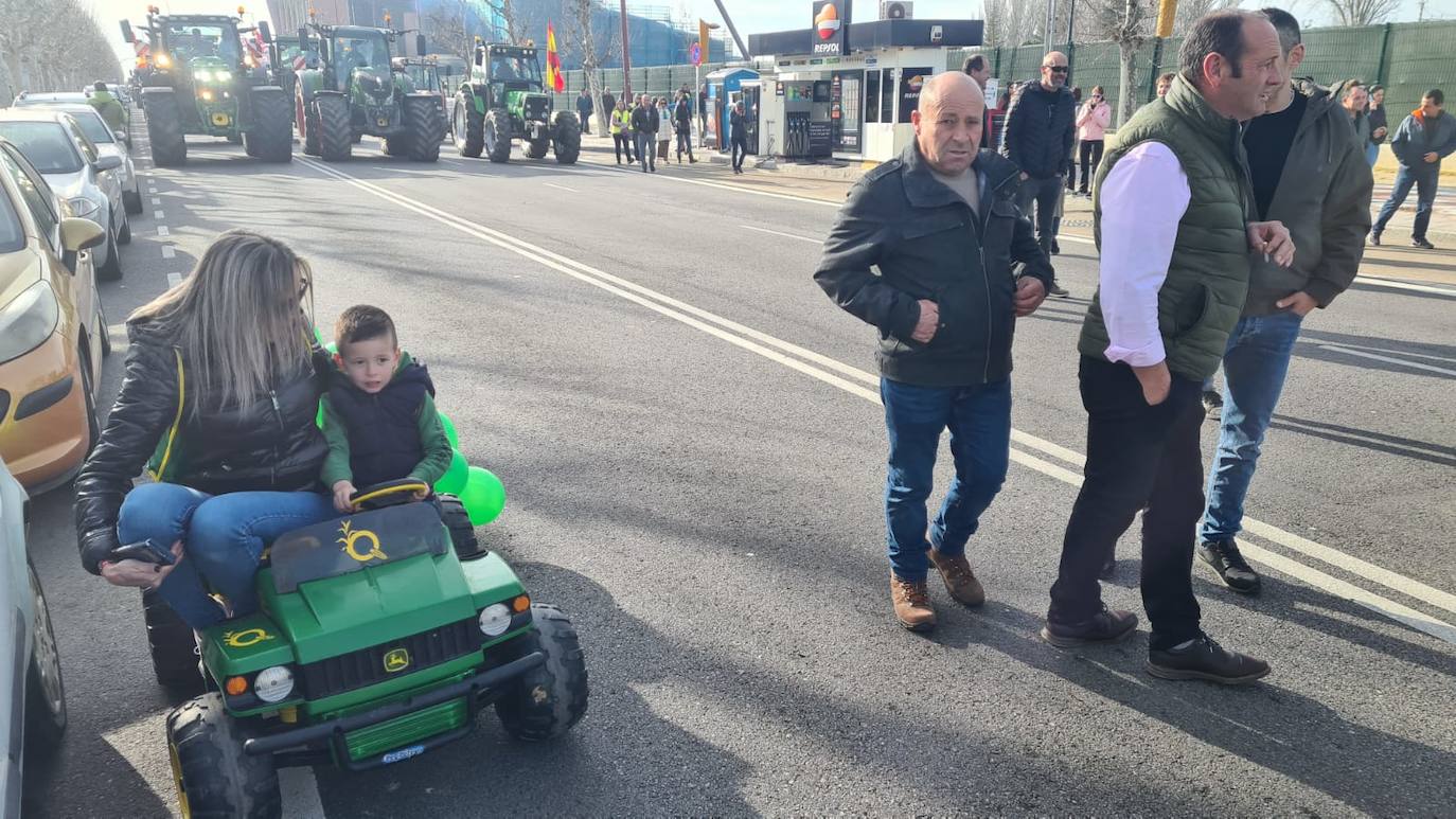 &#039;Tractorada&#039; del sector agrario en León