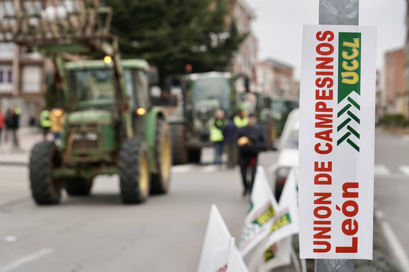 Nueva tractorada en la provincia de León