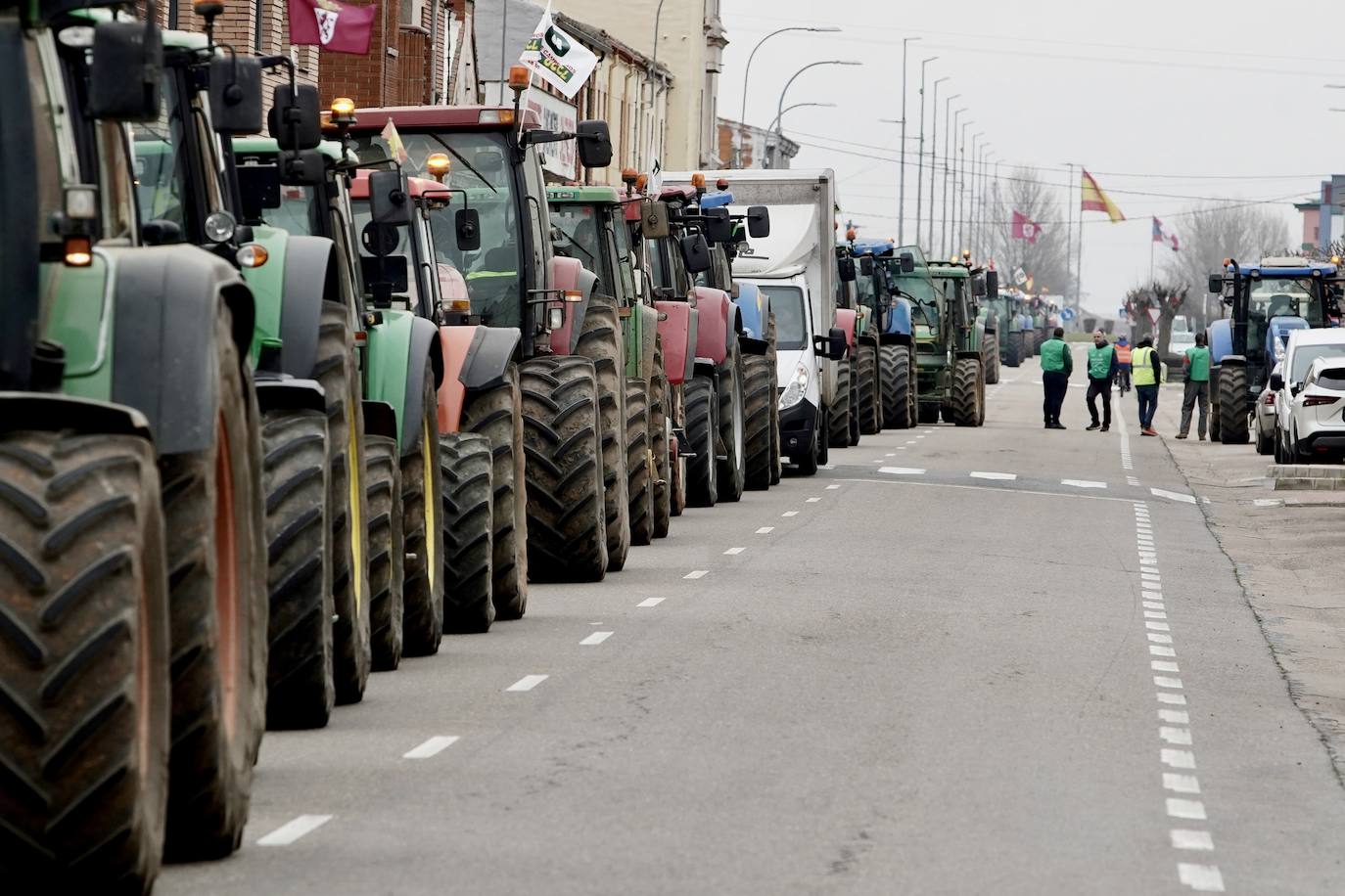 Nueva tractorada en la provincia de León