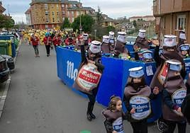 Desfile de carnaval en la Virgen del Camino en el año 2022
