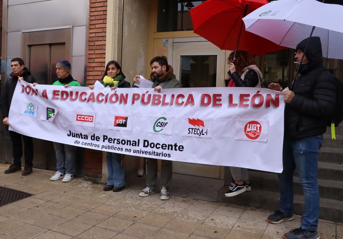 Concentración de la educación leonesa