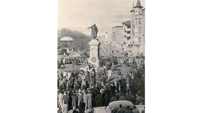 Imagen antes - El origen de la estatua de Guzmán el Bueno