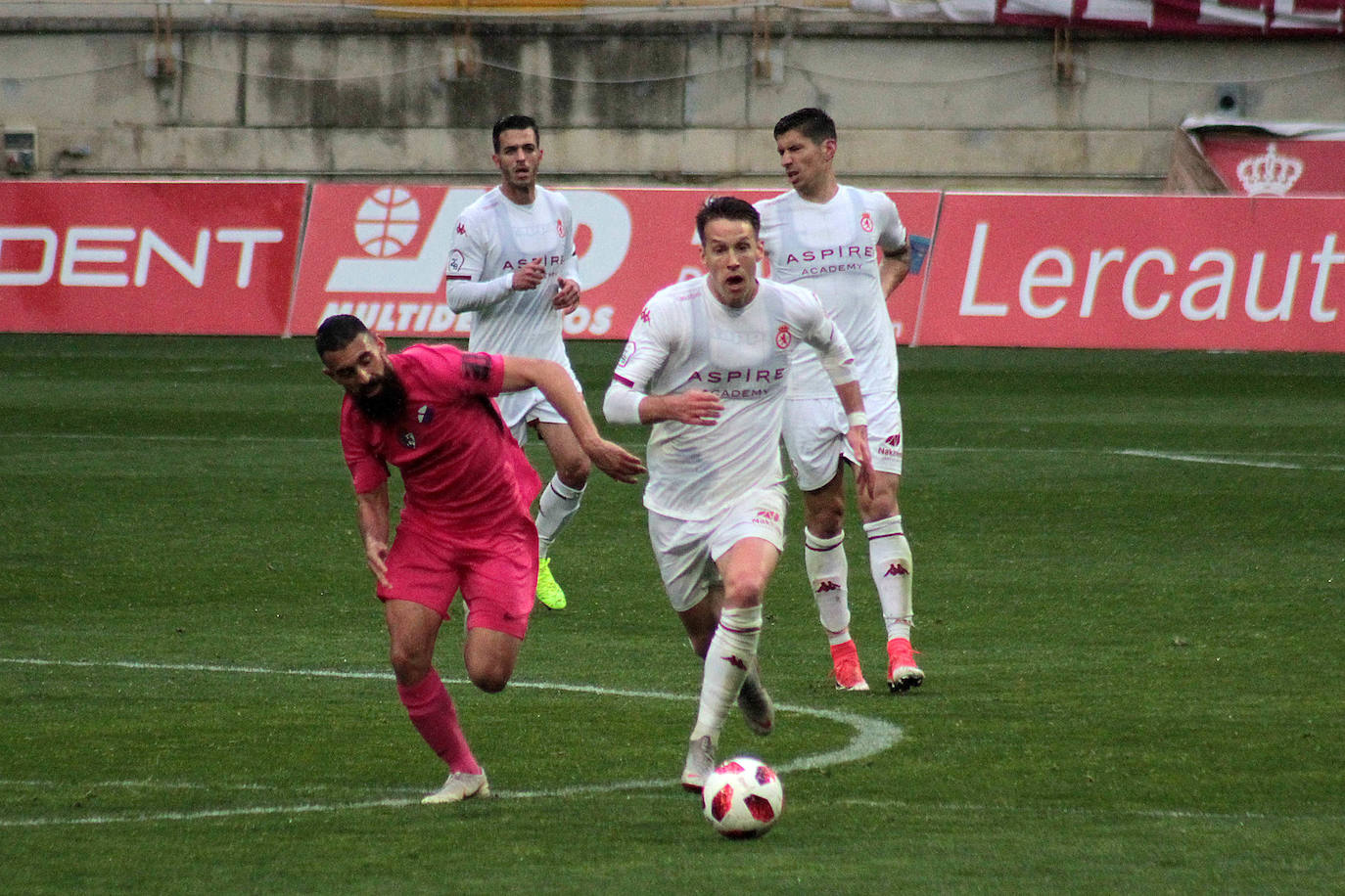 Carlos Bravo y Señé, en el derbi de 2019.