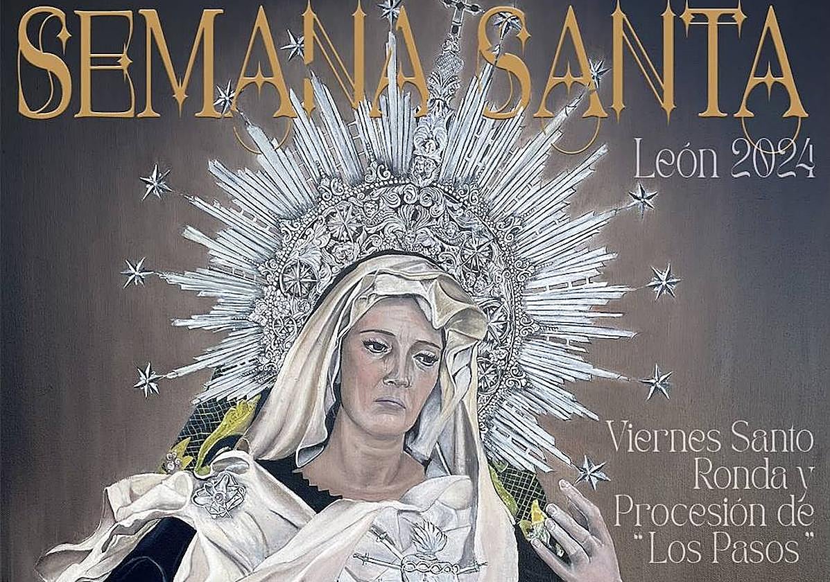 Cartel de la Cofradía del Dulce Nombre de Jesús Nazareno.