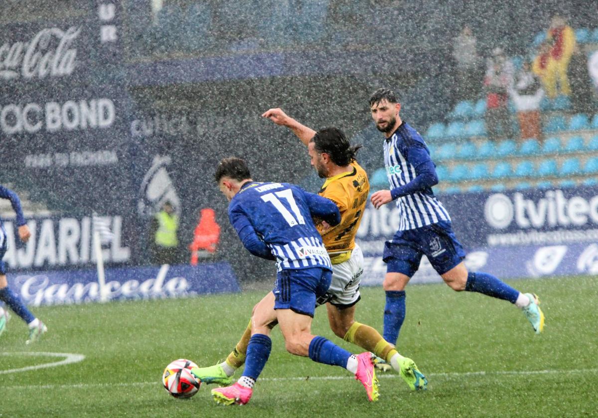 Una imagen del partido en El Toralín