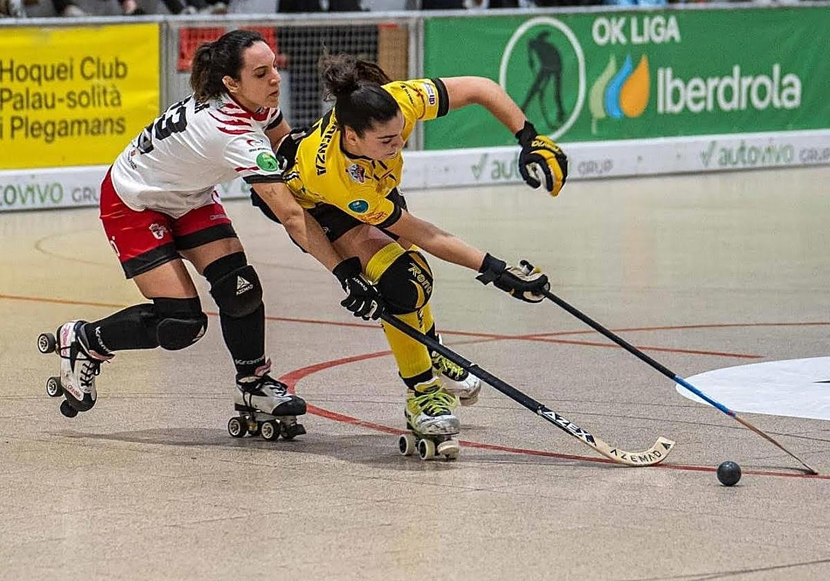 Imágenes del enfrentamiento del Bembire Hockey.