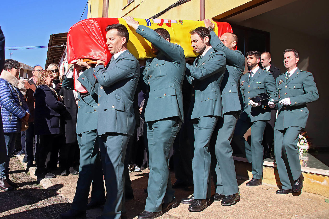 Funeral de David Pérez, el guardia civil asesinado en Barbate