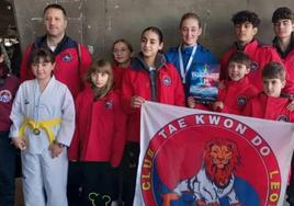 Siete medallas para el Club Taekwondo León en La Coruña
