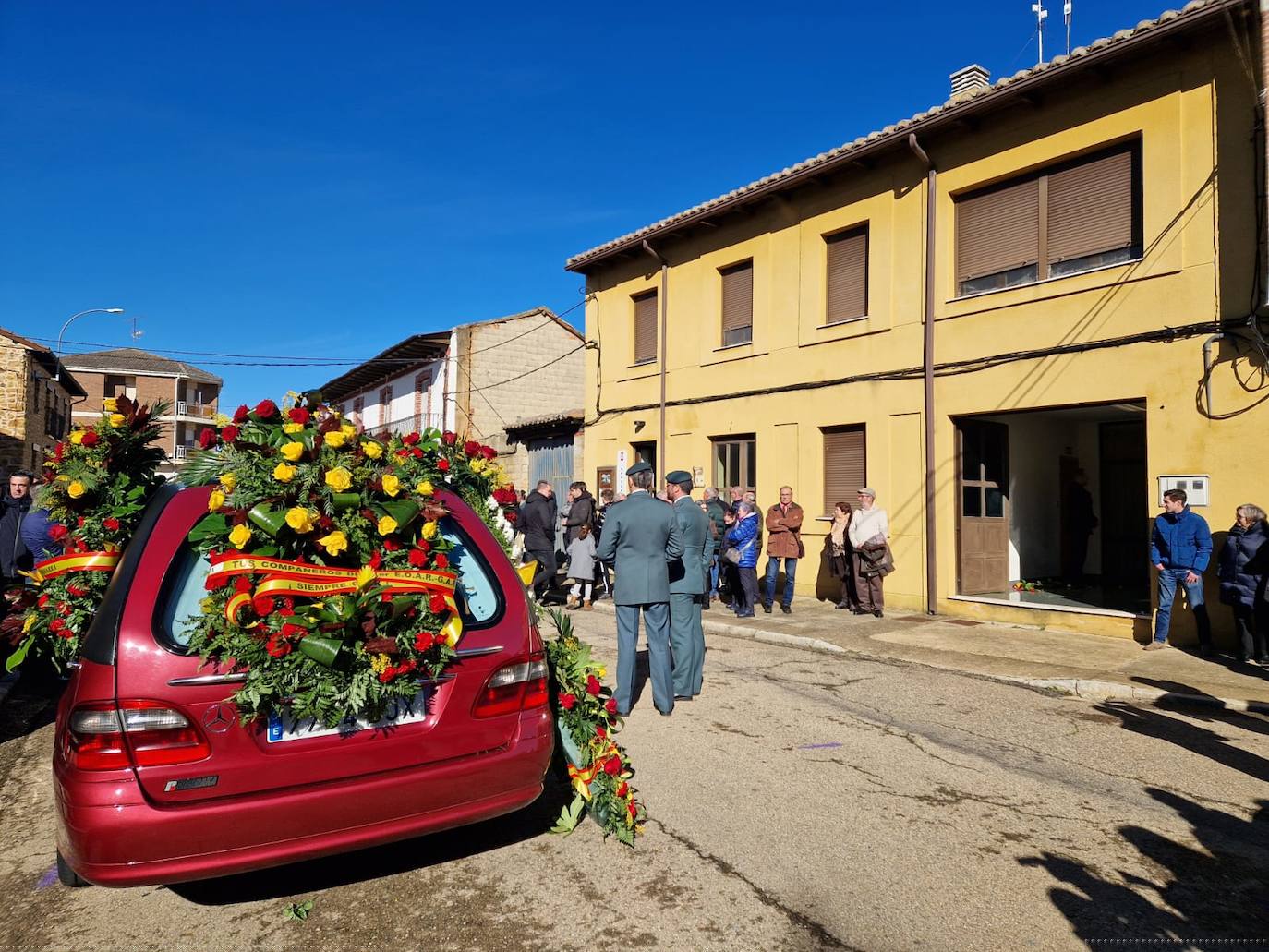 Funeral de David Pérez, el guardia civil asesinado en Barbate