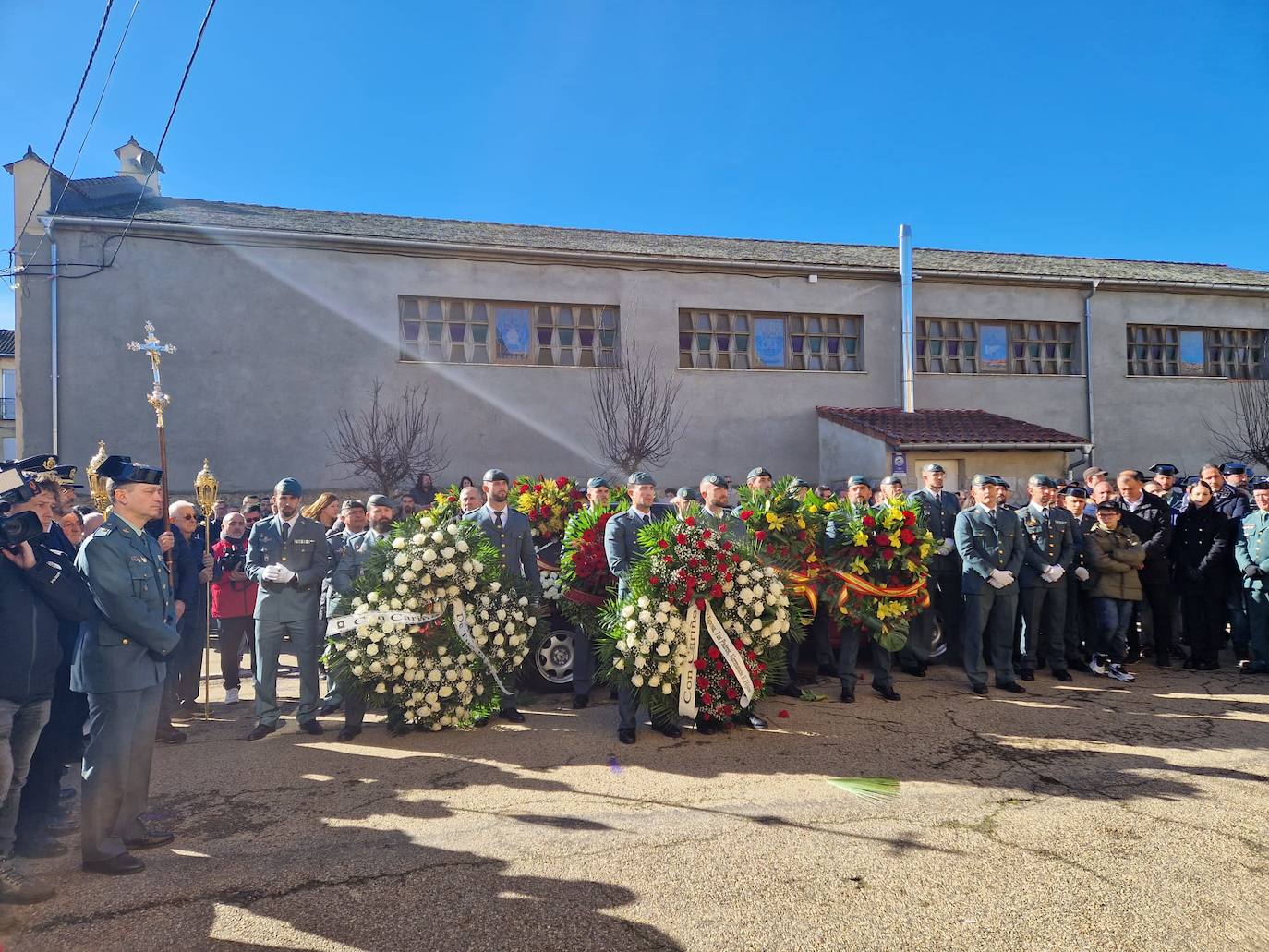 Funeral de David Pérez, el guardia civil asesinado en Barbate