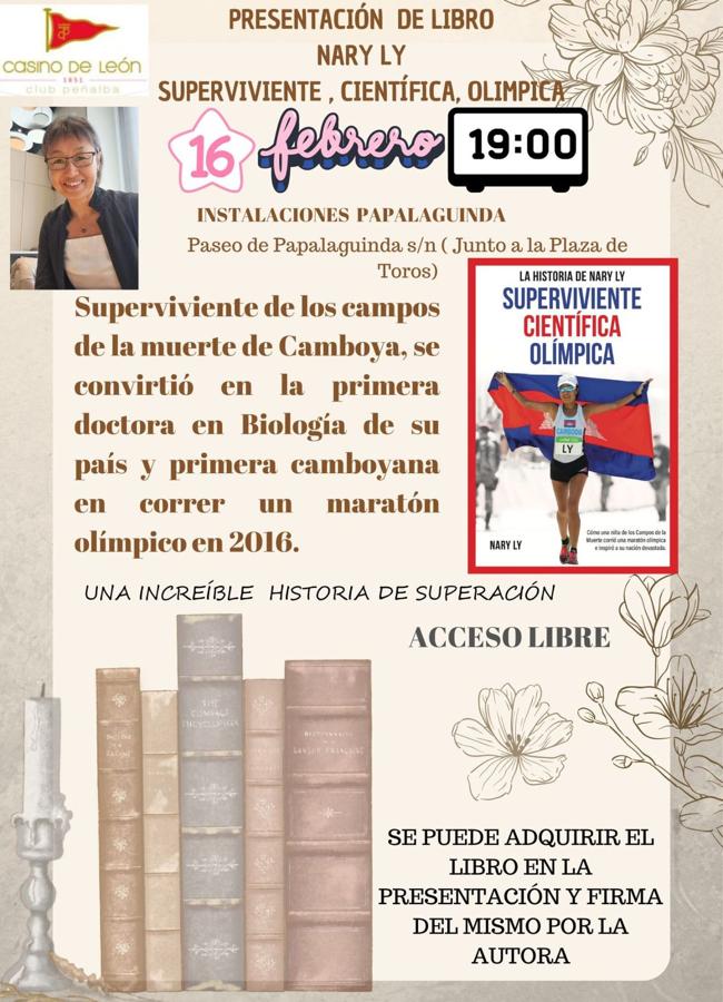 Cartel de la presentación del libro este viernes.