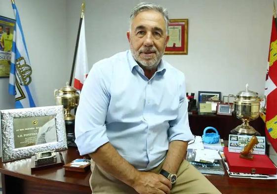 José Fernández Nieto 'Silvano', presidente de la Deportiva.